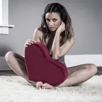 Liberator Anal Heart Wedge Merlot