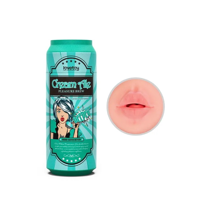 Lovetoy Male Sex Toys Love Toy Pleasure Brew Cream Ale Mouth Masturbator