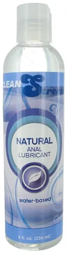 Lubricants XR Brands Clean Stream Natural Water Based Anal Lubricant 8 Oz