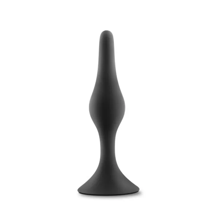 Male Sex Toys Blush Anal Adventures Platinum Silicone Beginner Plug Small Black Male Sex Toys Blush Anal Adventures Platinum Silicone Beginner Plug Small Black