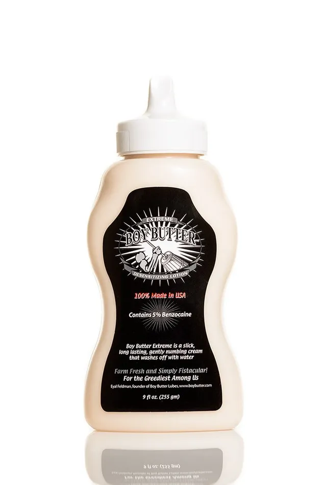 Male Sex Toys Boy Butter Boy Butter Extreme Desensitizing Formula 9 Oz