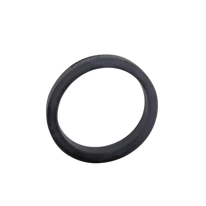 Male Sex Toys Brutus Flat Slick Silicone Cock Ring diam 55 mm Black