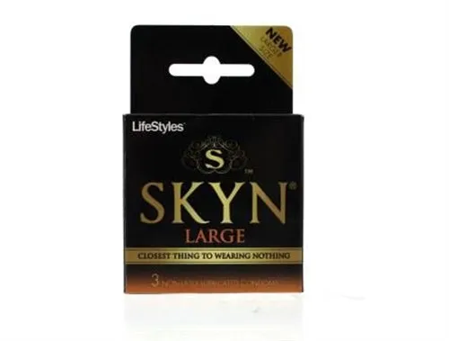 Male Sex Toys Lifestyles Skyn Large 3 Pack Lifestyle Condoms