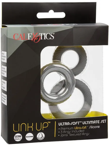 Male Sex Toys Link Up UltraSoft Ultimate Set CalExotics Male Sex Toys Link Up UltraSoft Ultimate Set CalExotics