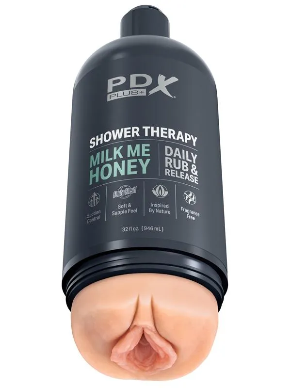 Male Sex Toys PDX Plus Shower Therapy Milk Me Honey Light PDX Brands