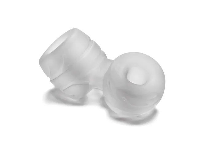Male Sex Toys Silaskin Cock and Ball Ring and Stretcher Clear Perfect Fit