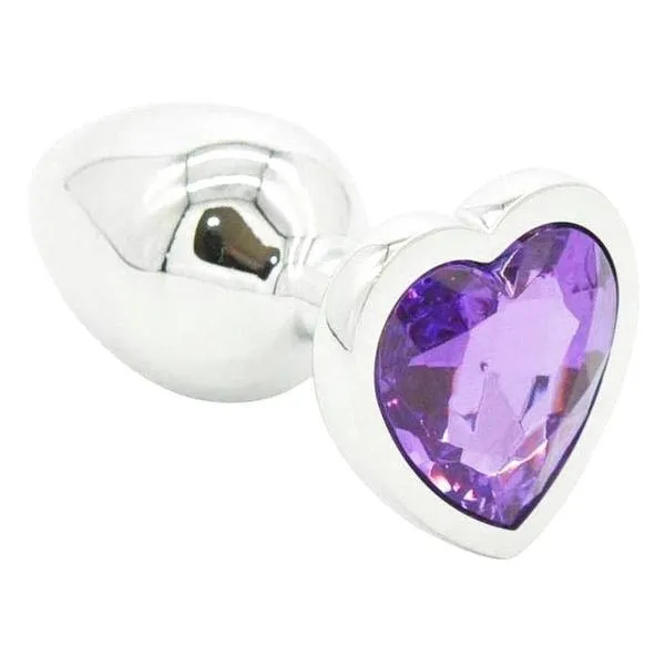 Male Sex Toys ToyWithMe Toy With Me Heart Jewel Metal Anal Plug Small