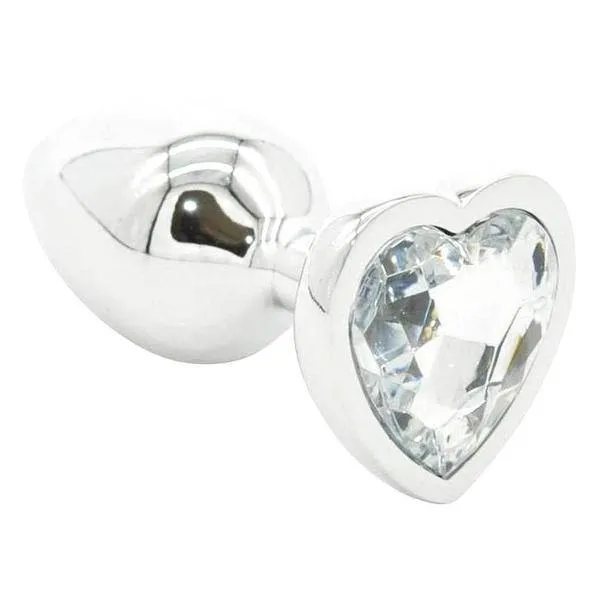Male Sex Toys ToyWithMe Toy With Me Heart Jewel Metal Anal Plug Small