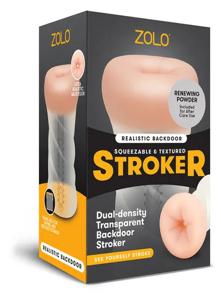 Male Sex Toys Zolo Zolo Male Masturbator Clear Backdoor