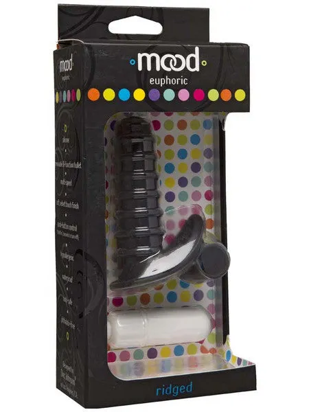 Mood Euphoric Ridged Black Doc Johnson Anal