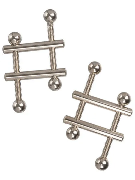 Nipple Grips Crossbar Nipple Vices CalExotics Nipple Clitoral Toys