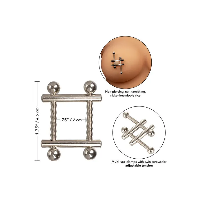 Nipple Grips Crossbar Nipple Vices California Exotic Nipple Clitoral Toys Nipple Grips Crossbar Nipple Vices California Exotic Nipple Clitoral Toys