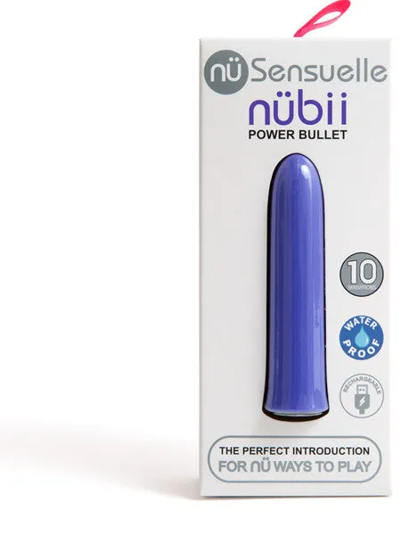 Novel Creations Female Sex Toys Nubii 10 Function Bullet Ultra Violet