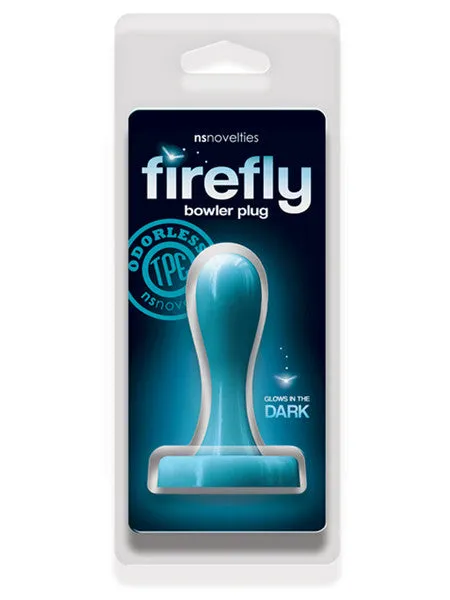 NS Novelties Anal Firefly SM Bowler Plug Blue
