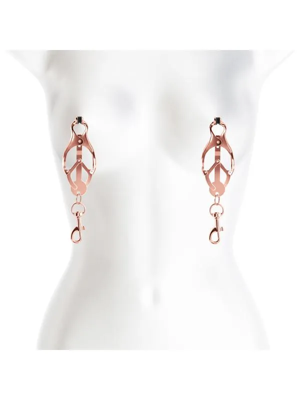 NS Novelties Bound Nipple Clamps C3 Rose Gold Vibrators NS Novelties Bound Nipple Clamps C3 Rose Gold Vibrators
