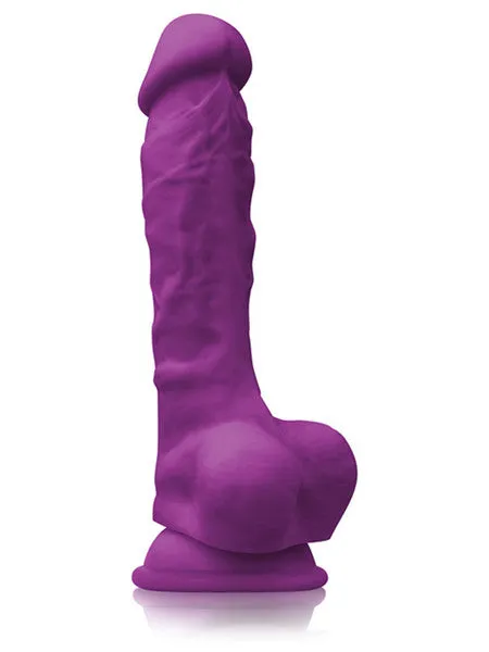 NS Novelties Dildos Colours Pleasures 7 in Dildo Purple