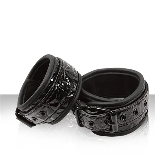 nsnovelties Restraints Sinful Wrist Cuffs Black