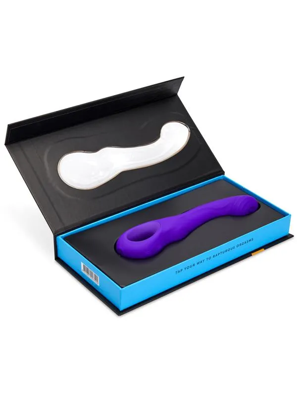 Nu Sensuelle Rhapsody Single Tapping Vibe Deep Purple Novel Creations Vibrators