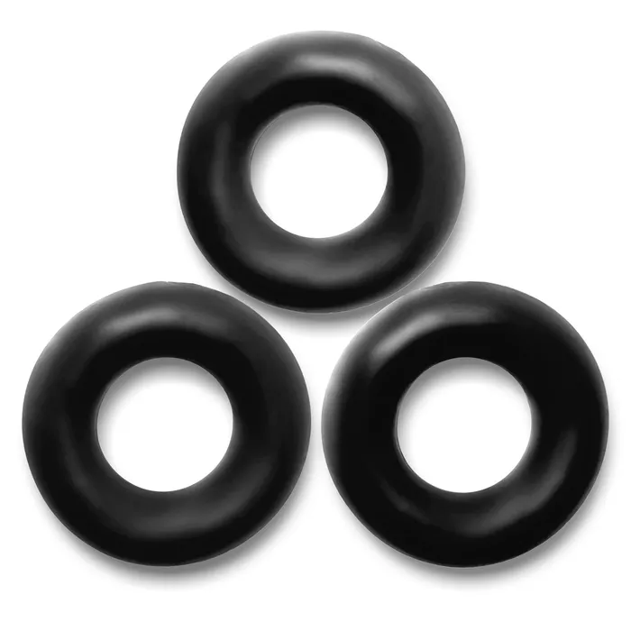 Oxballs Anal Fat Willy 3Pack Jumbo CRings Black