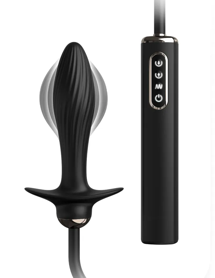 Pipedream Anal Anal Fantasy Elite AutoThrob Inflatable Vibrating Plug Black