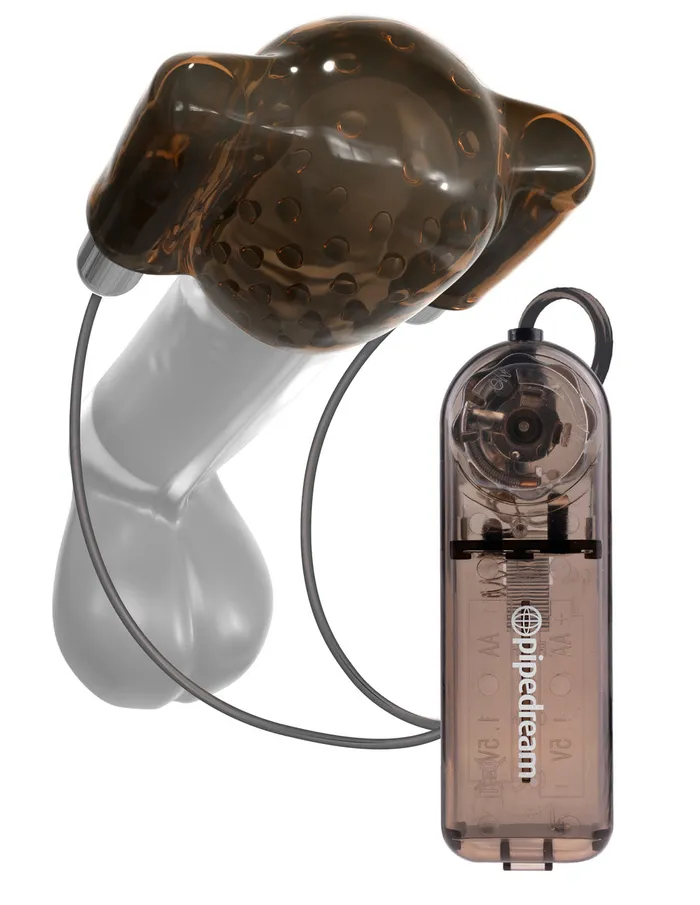 Pipedream Classix Dual Vibrating Head Teaser Blacksmoke Female Sex Toys