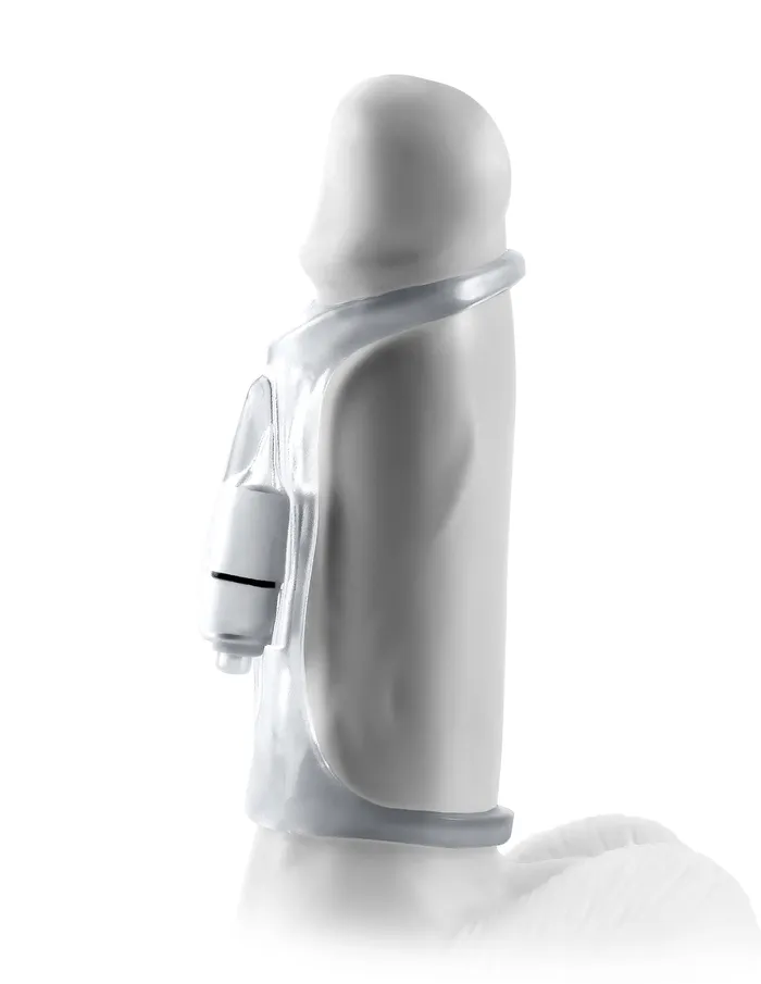 Pipedream Couples Fantasy XTensions Vibrating Cock Sling Clear