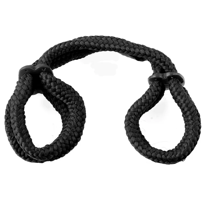 Pipedream Couples Fetish Fantasy Series Silk Rope Love Cuffs Black