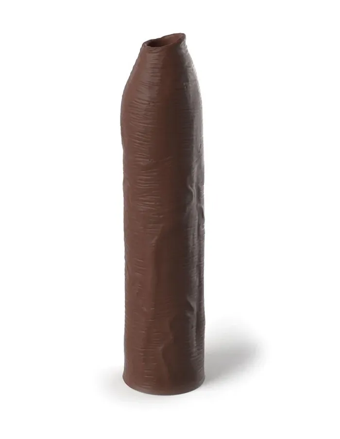 Pipedream Fantasy XTensions Elite Uncut 7 Inch Extension Sleeve Brown Male Sex Toys Pipedream Fantasy XTensions Elite Uncut 7 Inch Extension Sleeve Brown Male Sex Toys
