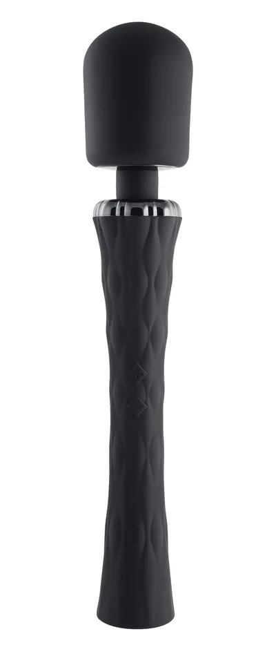 Playboy Pleasure Vibrators Playboy Pleasure Royal Wand Black