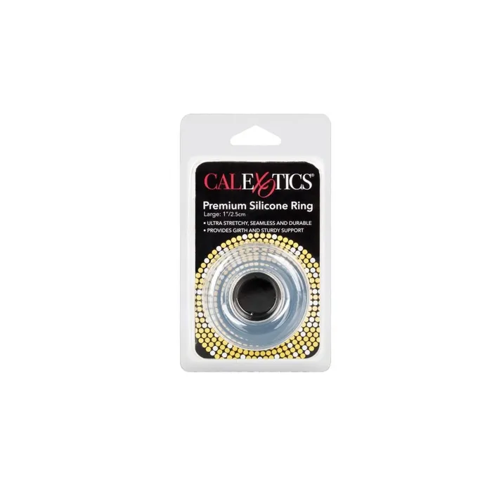Premium Silicone Ring Clear CalExotics Male Sex Toys