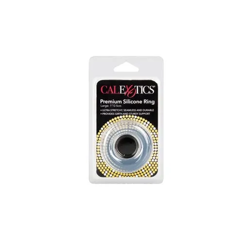 Premium Silicone Ring Clear CalExotics Male Sex Toys Premium Silicone Ring Clear CalExotics Male Sex Toys