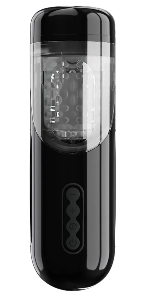 Pretty Love Lorelei Rotating and Thrusting Masturbator Black Pretty Love Vibrators