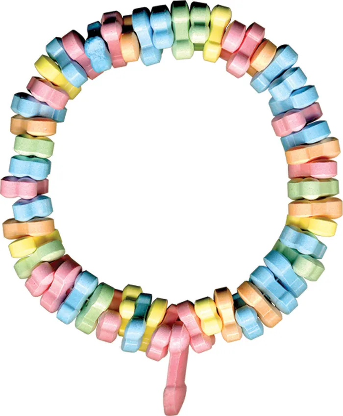 Rainbow Penis Candy Bracelet Hott Products Male Sex Toys