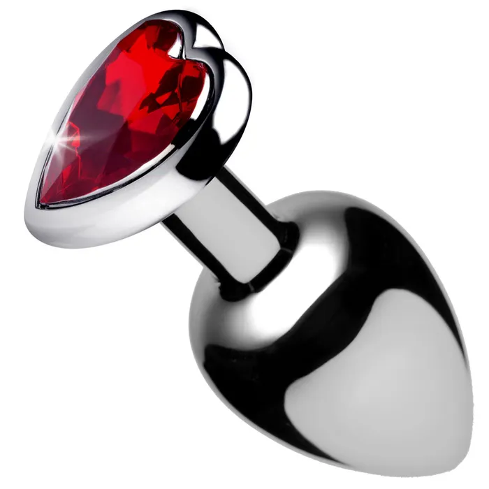 Red Heart Gem Anal Plug Small XR Brands Booty Sparks Anal