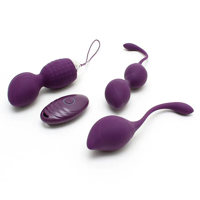 Rimba Female Sex Toys Rimini Vibrating Kegel Ball Set With Remote Control Rimba Female Sex Toys Rimini Vibrating Kegel Ball Set With Remote Control
