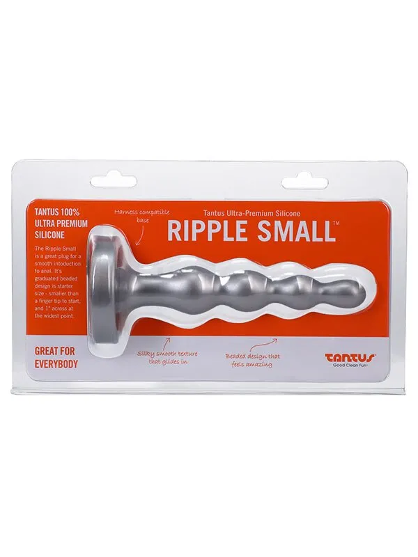 Ripple Small Silver Tantus Anal Ripple Small Silver Tantus Anal