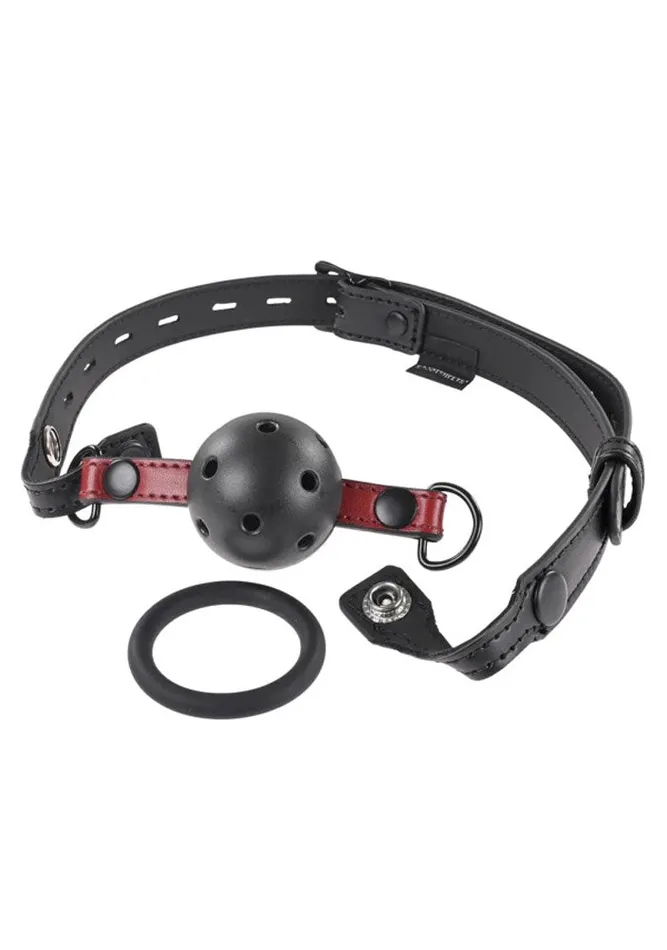 Saffron Interchangeable Gag Blackred Blackred Sportsheets Anal