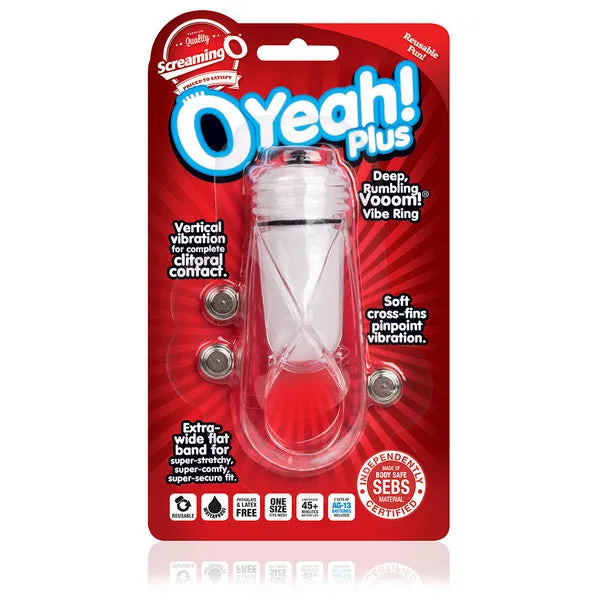 Screaming O Male Sex Toys Oyeah Plus Ring Clear Single Screaming O Male Sex Toys Oyeah Plus Ring Clear Single