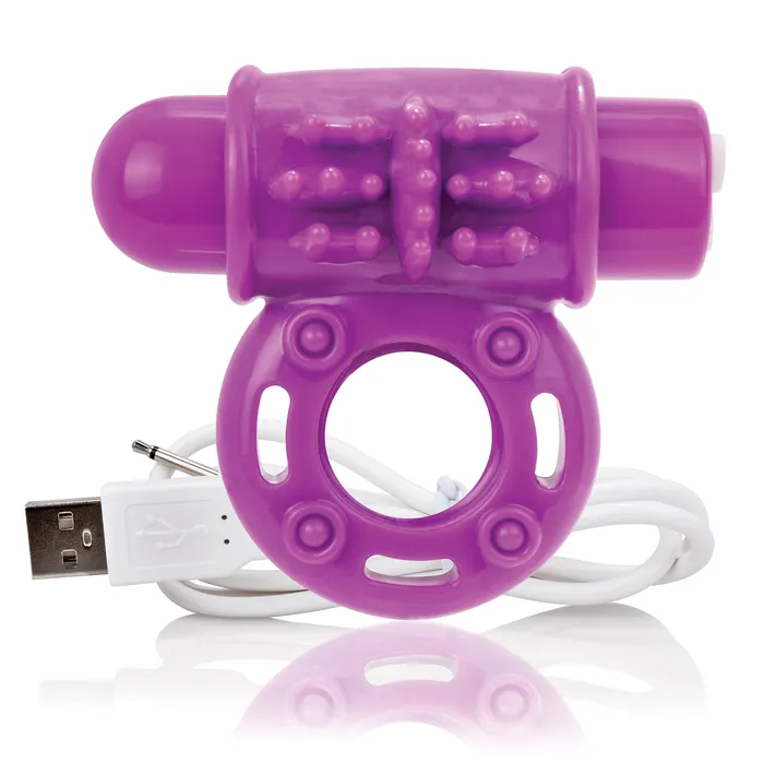 Screaming O Vibrators Charged Owow Rechargeable Vibe Ring Purple