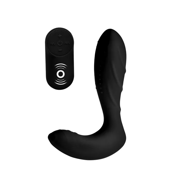 Silicone Prostate Vibrator With Remote Control XR Brands Under Control Female Sex Toys Silicone Prostate Vibrator With Remote Control XR Brands Under Control Female Sex Toys