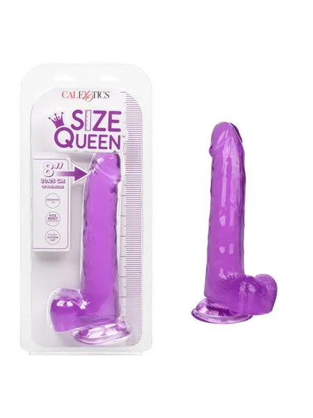 Size Queen 8 in2025 cm Purple CalExotics Vibrators