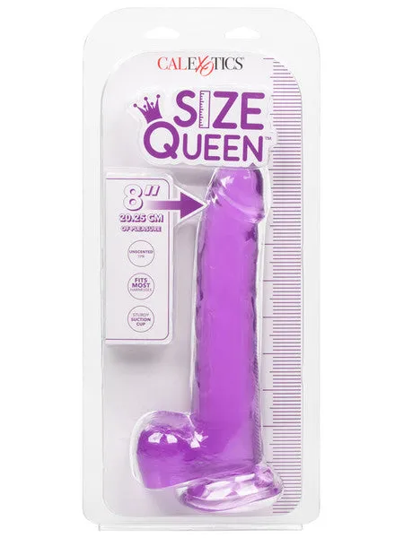 Size Queen 8 in2025 cm Purple CalExotics Vibrators