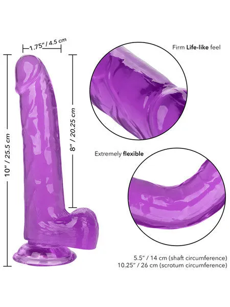 Size Queen 8 in2025 cm Purple CalExotics Vibrators