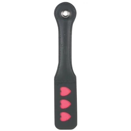 Sportsheets Anal 12 Inch Leather Impression Paddle Heart