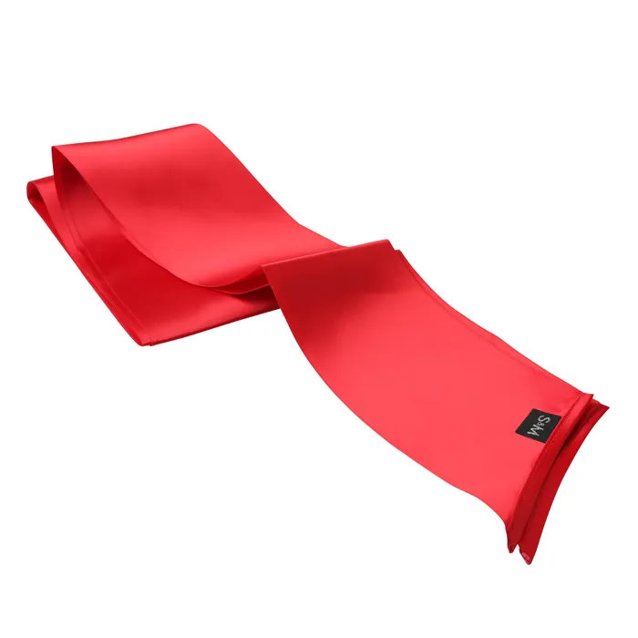 Sportsheets Vibrators Sex and Mischief Silky Sash Restraints Red