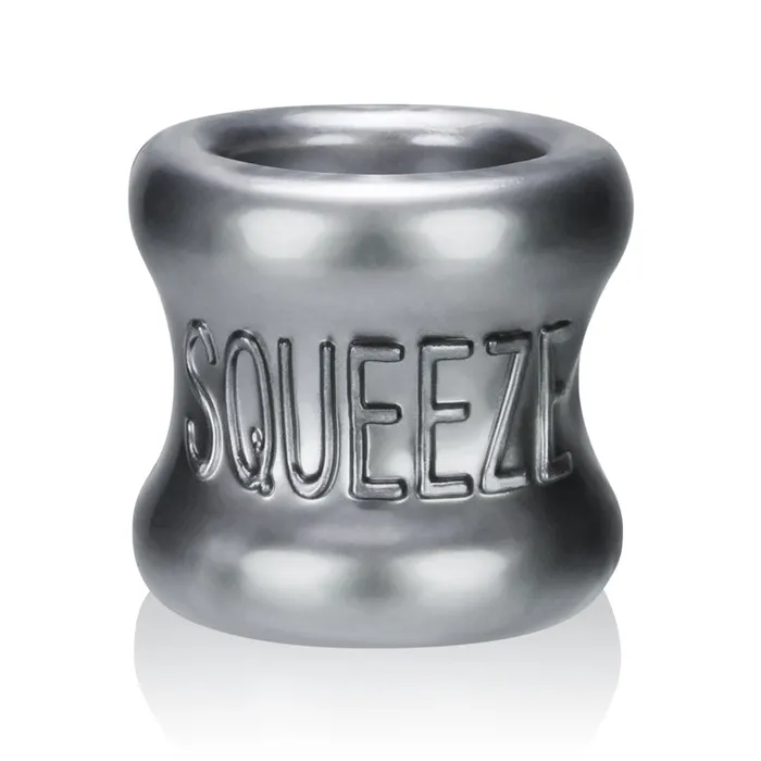 Squeeze Soft Grip Ballstretcher Steel Oxballs Male Sex Toys