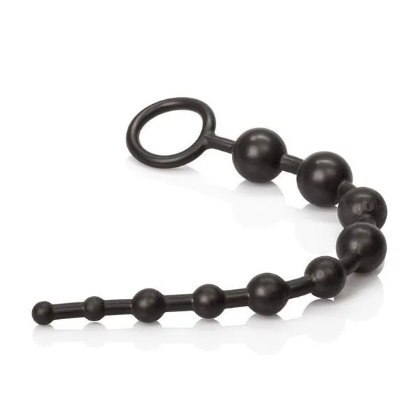 Superior X10 Beads Black CalExotics Anal Superior X10 Beads Black CalExotics Anal