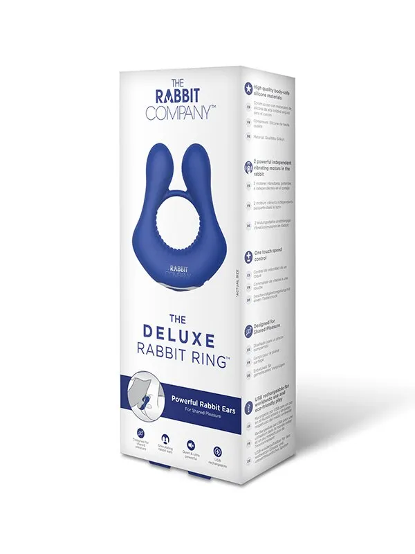 The Deluxe Rabbit Ring Navy The Rabbit Company Vibrators The Deluxe Rabbit Ring Navy The Rabbit Company Vibrators
