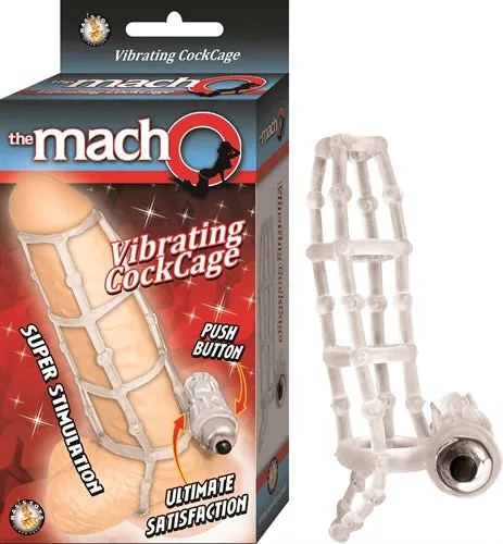 The Macho Vibrating Cockring Clear Nasstoys Dildos