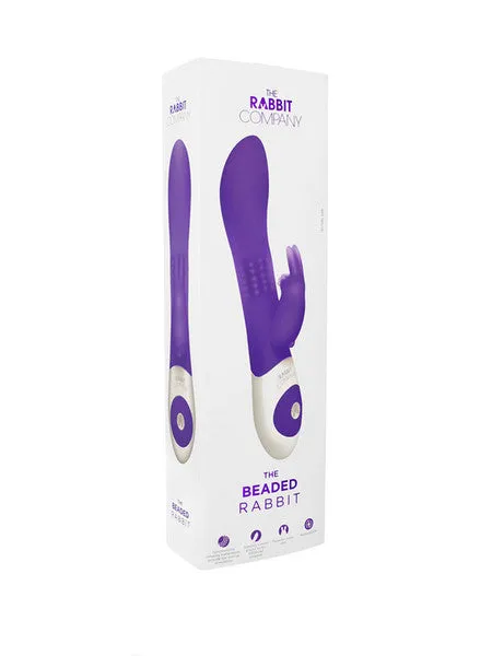 The Rabbit Company Vibrators The Beaded Rabbit USB Rechargeable Purple